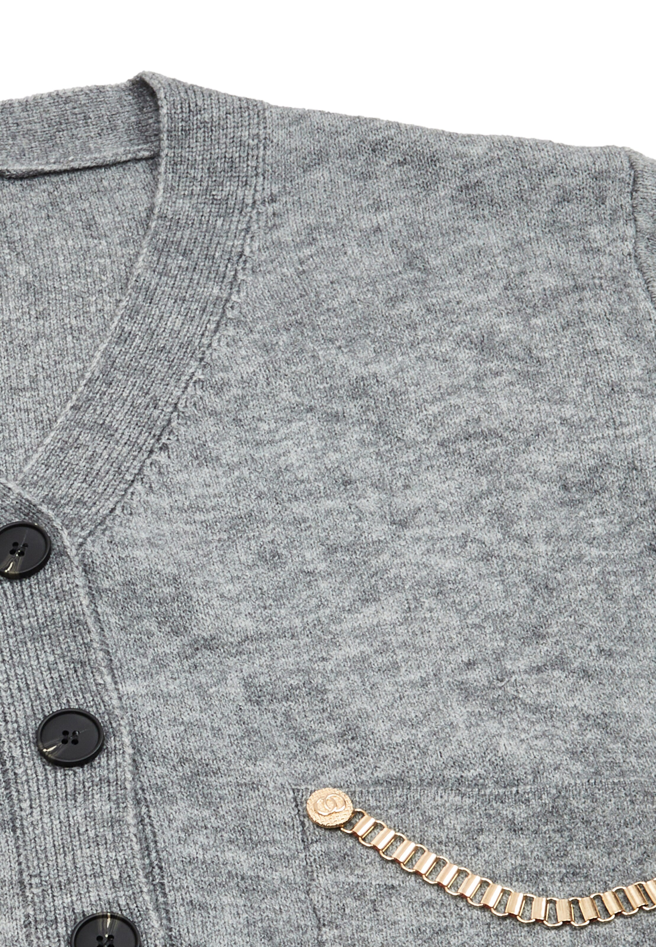 caissa - Casaco de malha em cinzento