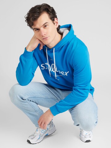 Sweat-shirt s.Oliver en bleu