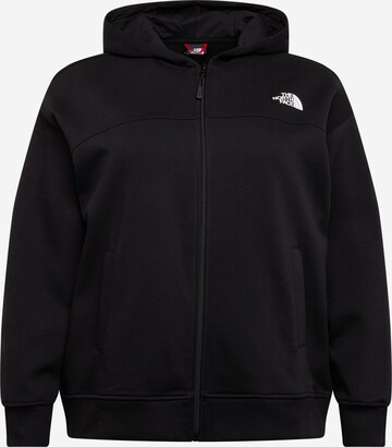 THE NORTH FACE Sweatjacke in Schwarz: predná strana