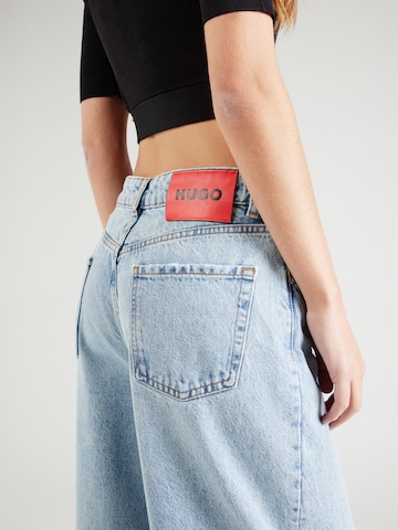 Loosefit Jean 'Gimine' HUGO Red en bleu