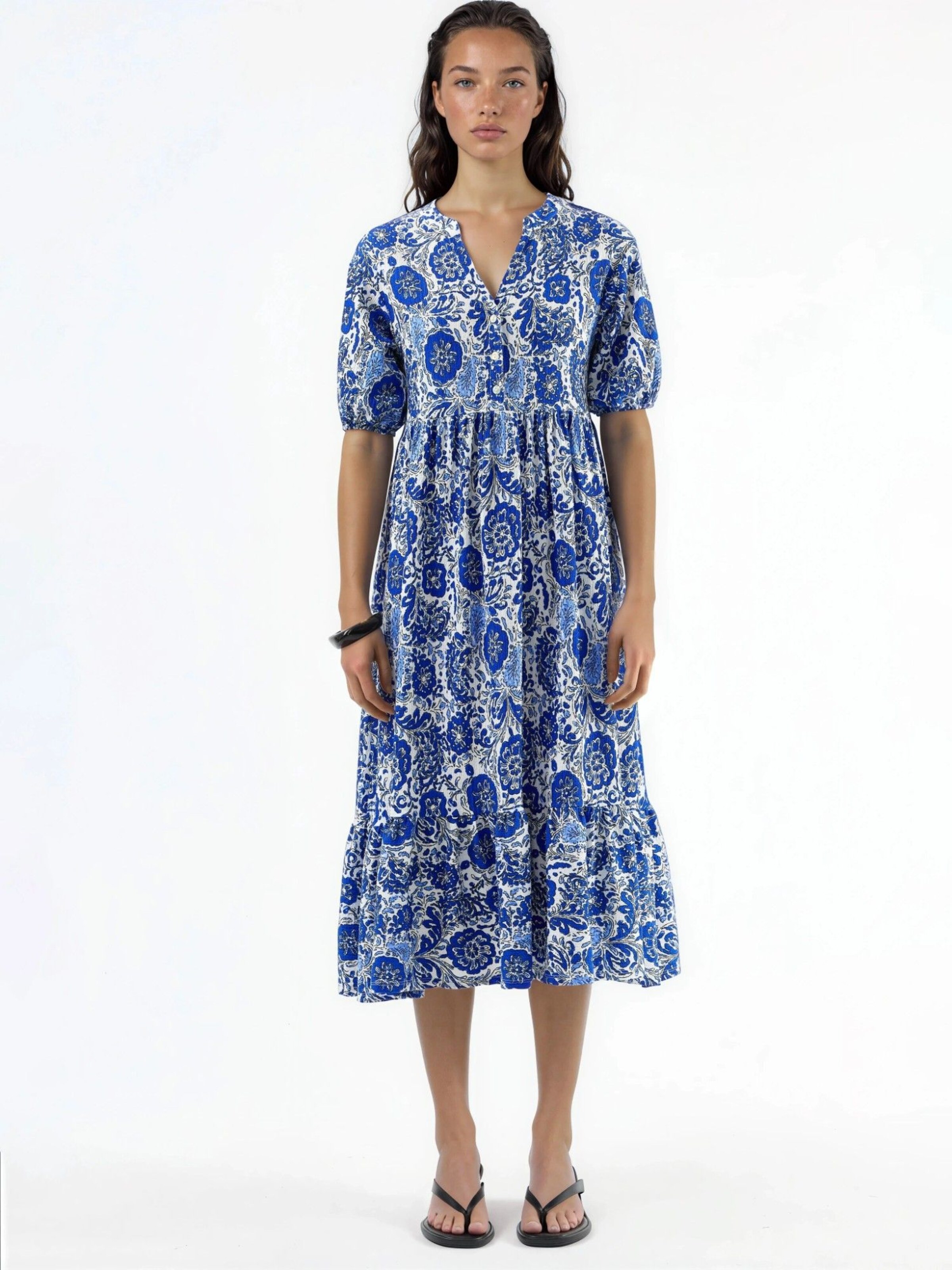Robe Busem en bleu : devant