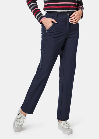Goldner Regular Broek 'CARLA' in Blauw