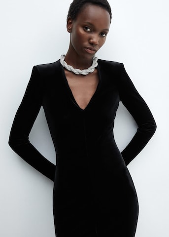 MANGO Sukienka 'Xvikypic' w kolorze czarny