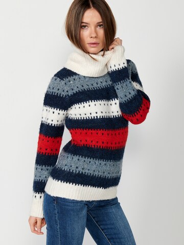 Pull-over KOROSHI en bleu