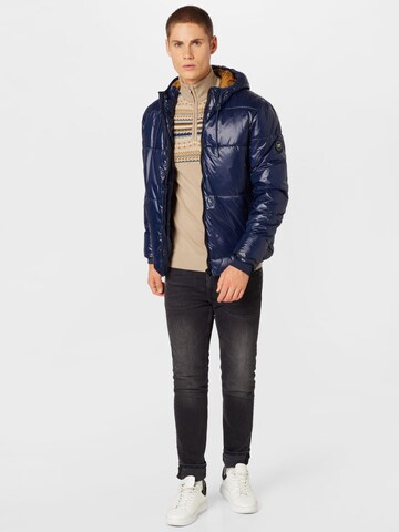 BLEND Jacke in Blau