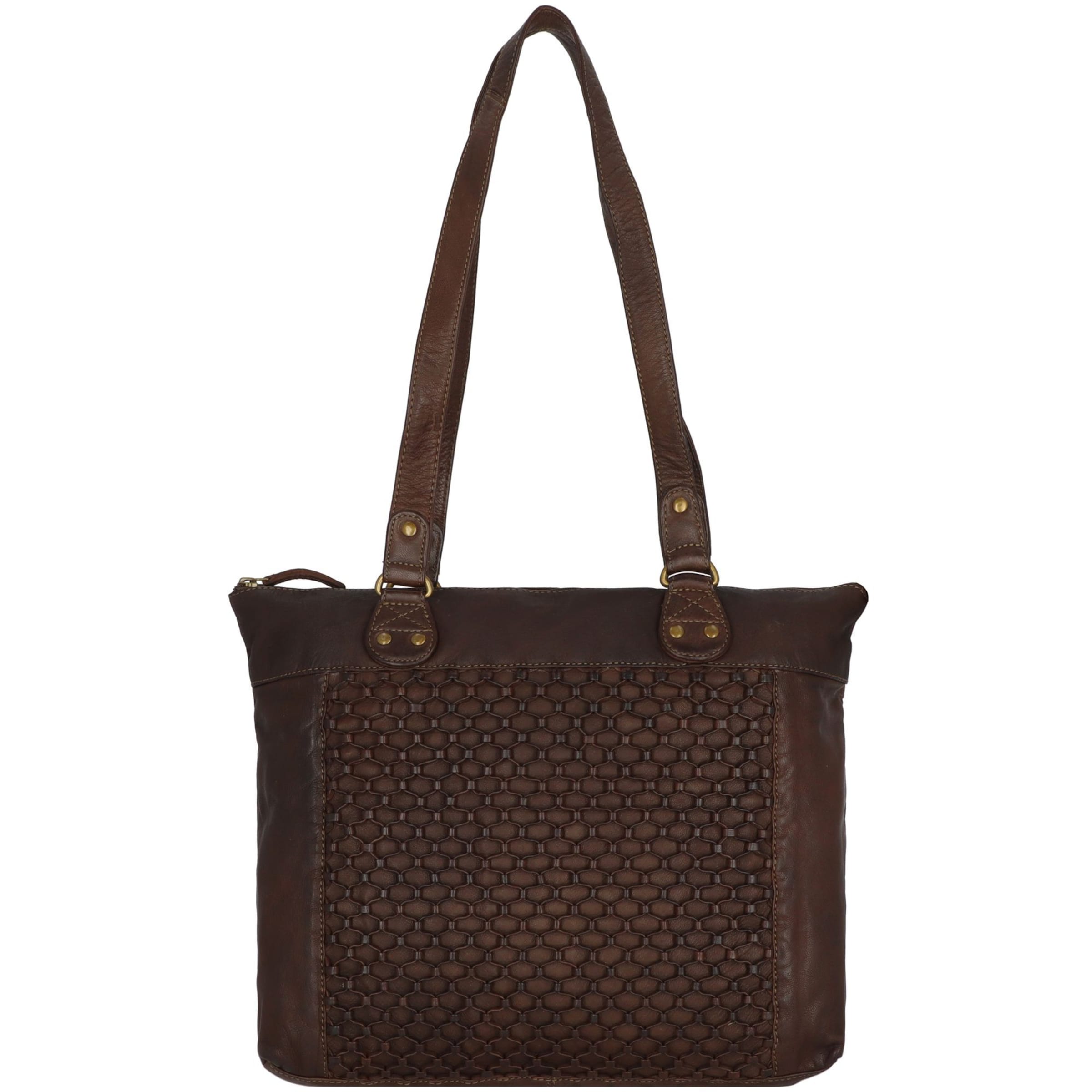 Sac bandoulière 'Femi & Nine' Greenland Nature en marron : devant