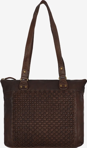 Greenland Nature Shoulder Bag 'Femi & Nine' in Brown: front