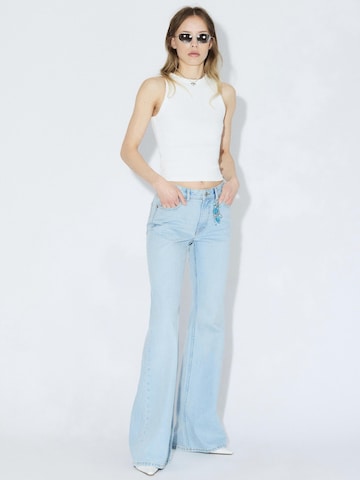 Dr. Denim Slimfit Jeans 'Elba Mid Bootcut' in Blauw