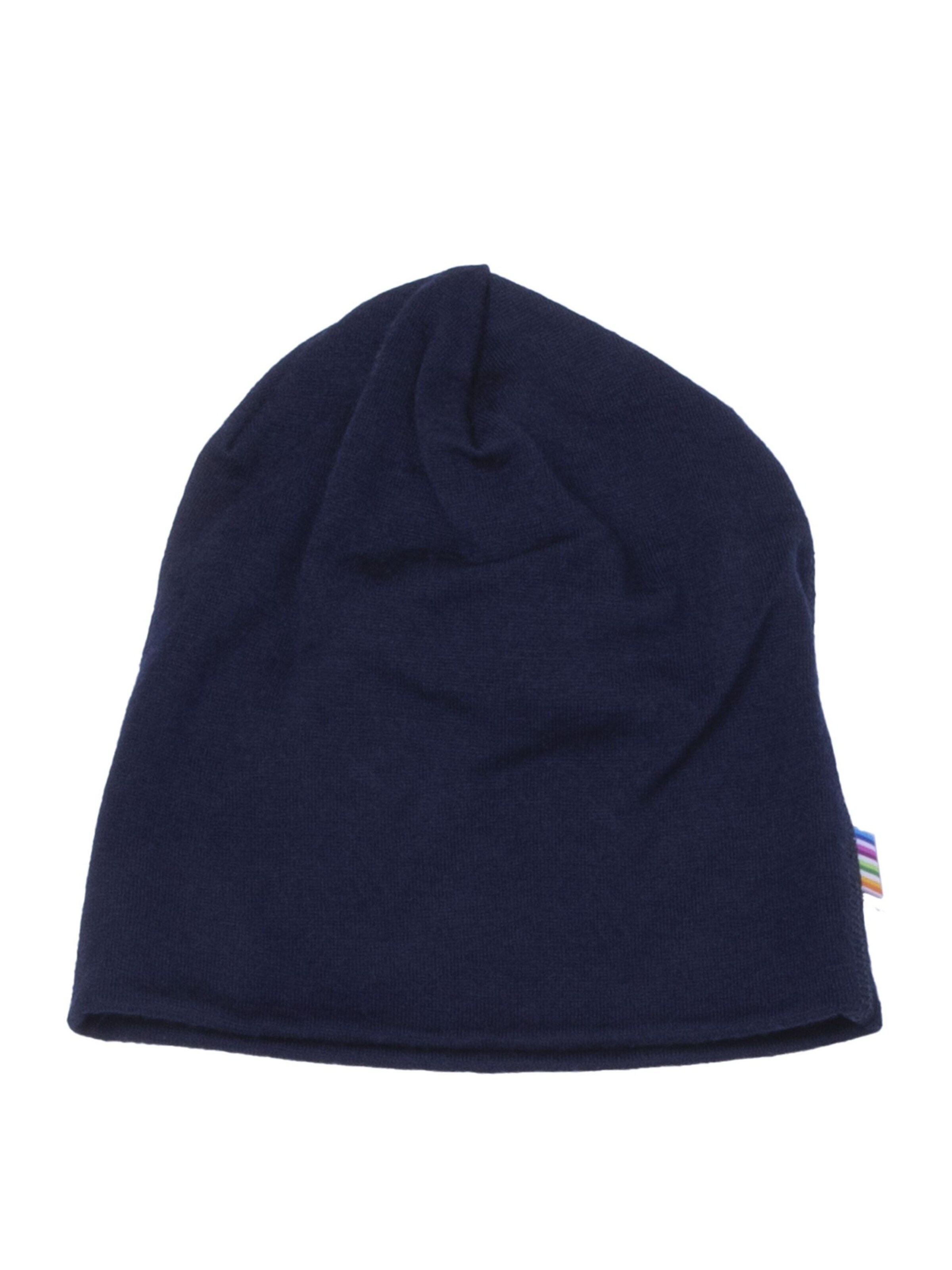 JOHA Beanie 'Beanie aus Merinowolle' in Blue: front