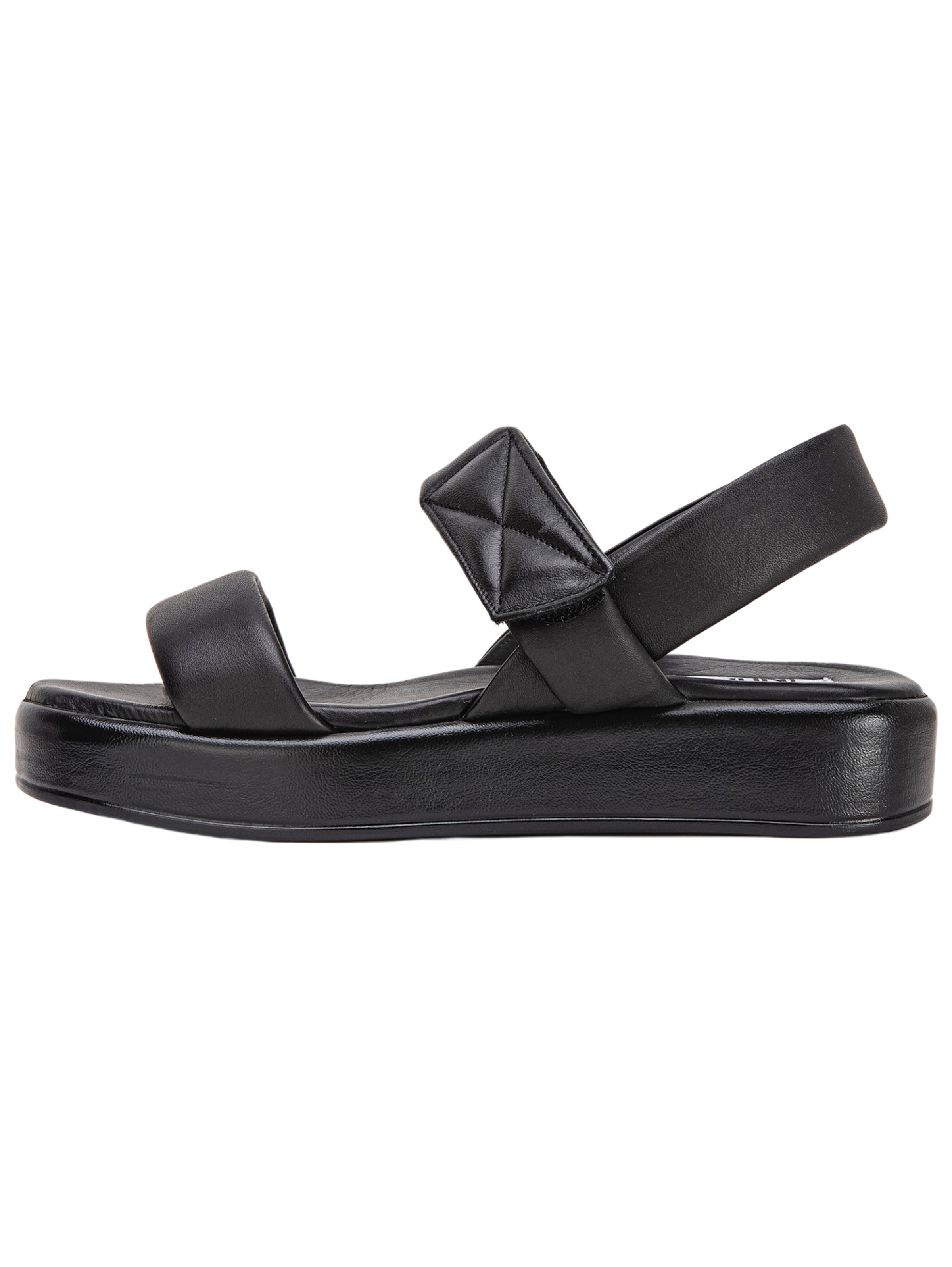 INUOVO Strap sandal in Black: front