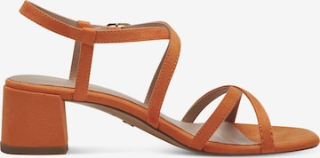 TAMARIS Páskové sandály – oranžová