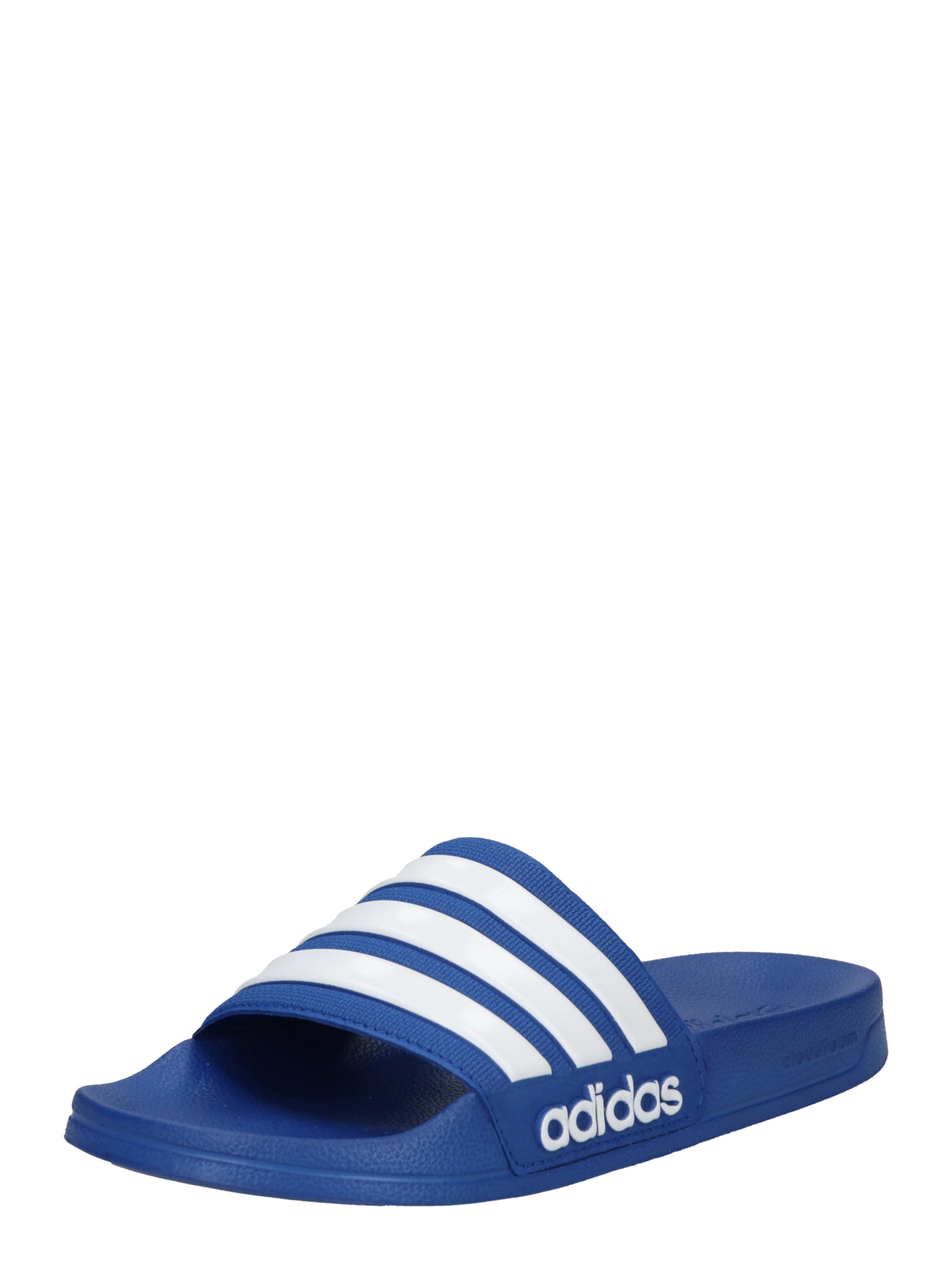 ADIDAS SPORTSWEAR Strand-/badsko 'Adilette' i blå: framsida