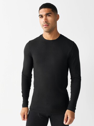 juoda Next Apatiniai marškinėliai: priekis