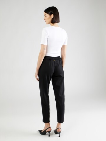 Regular Pantalon à plis Twinset en noir