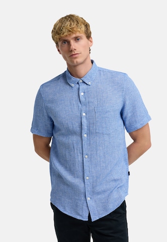 Kronstadt Regular fit Overhemd 'KSGallagher' in Blauw: voorkant