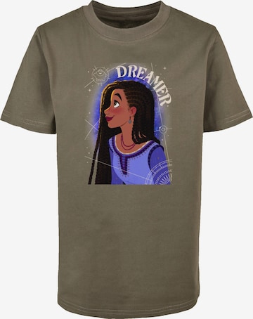 ABSOLUTE CULT T-Shirt 'Wish - Dreamer Asha' in Grün: predná strana