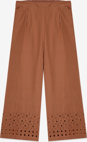 oltre - Ropa ancha Pantalón en marrón: frente