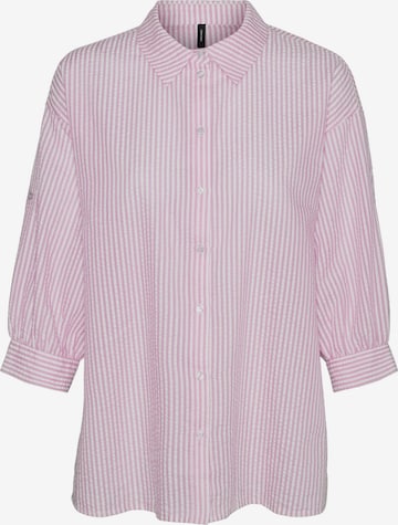 Vero Moda Curve Bluse 'MOLLY' i hvid: forside