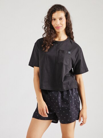 Calvin Klein Underwear Pyjama in Schwarz: Vorderseite