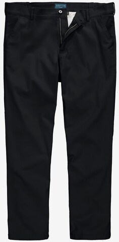 Pantalon chino Boston Park en noir : devant