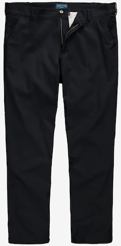 Pantalon chino Boston Park en noir : devant