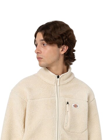DICKIES Fleece Jacket 'Mount Hope' in Beige
