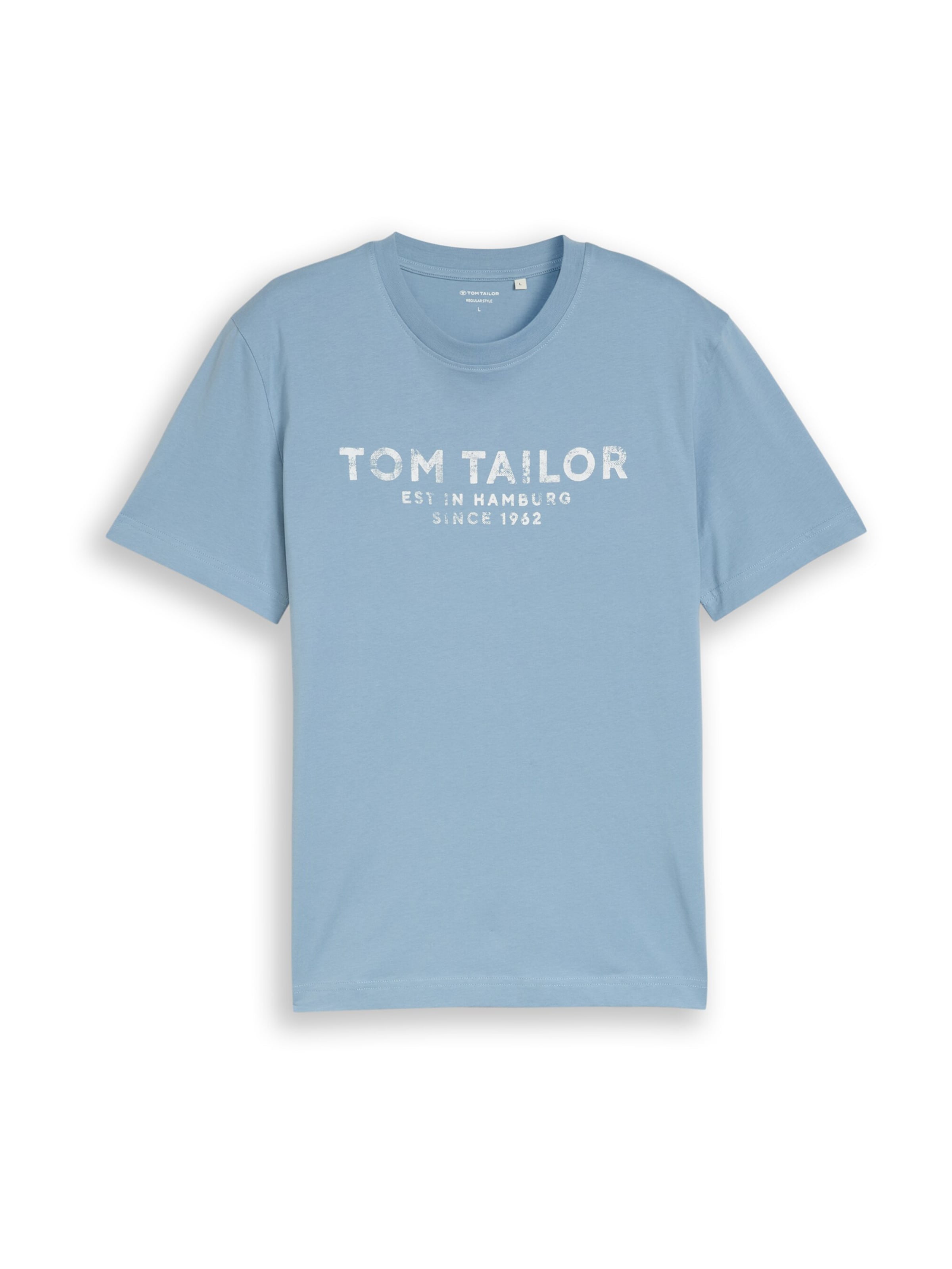 TOM TAILOR Shirt in Blauw: voorkant