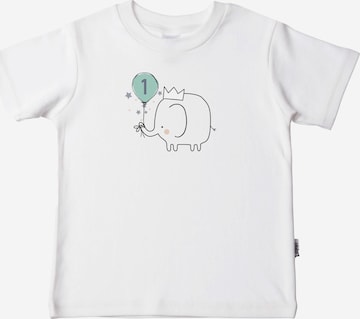 LILIPUT T-Shirt mit niedlichem 'Elefant 1'-Print in Weiß: predná strana