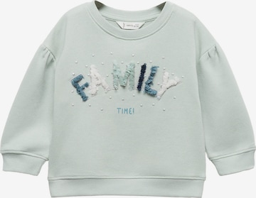 Sweat-shirt MANGO KIDS en bleu : devant