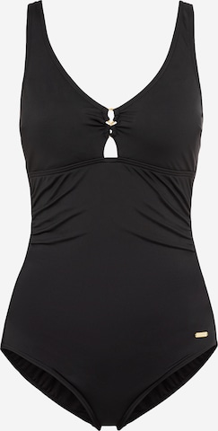 SUNSEEKER Triangle Swimsuit in Black: front