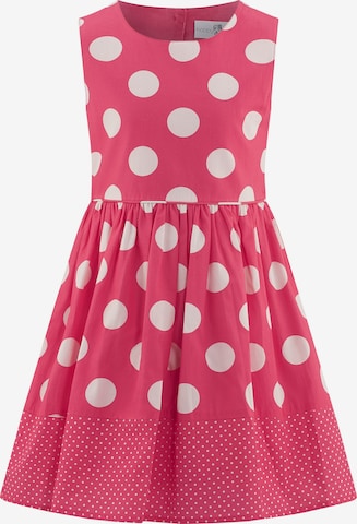 happy girls Dress in Pink: front