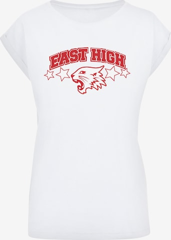 F4NT4STIC T-Shirt 'High School Musical Wildcat Stars' in Weiß: Vorderseite