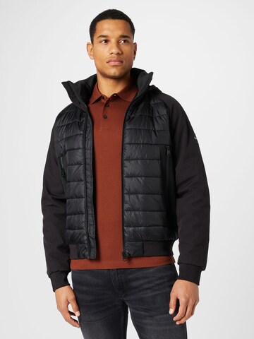 Calvin Klein Between-Season Jacket in Black: front