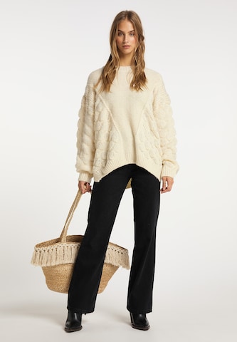 Pull-over IZIA en beige