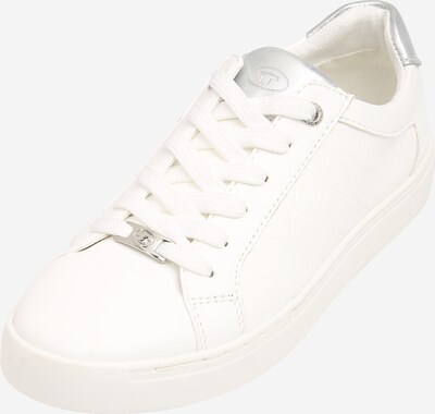 Sneaker low TOM TAILOR pe gri argintiu / alb, Vizualizare produs