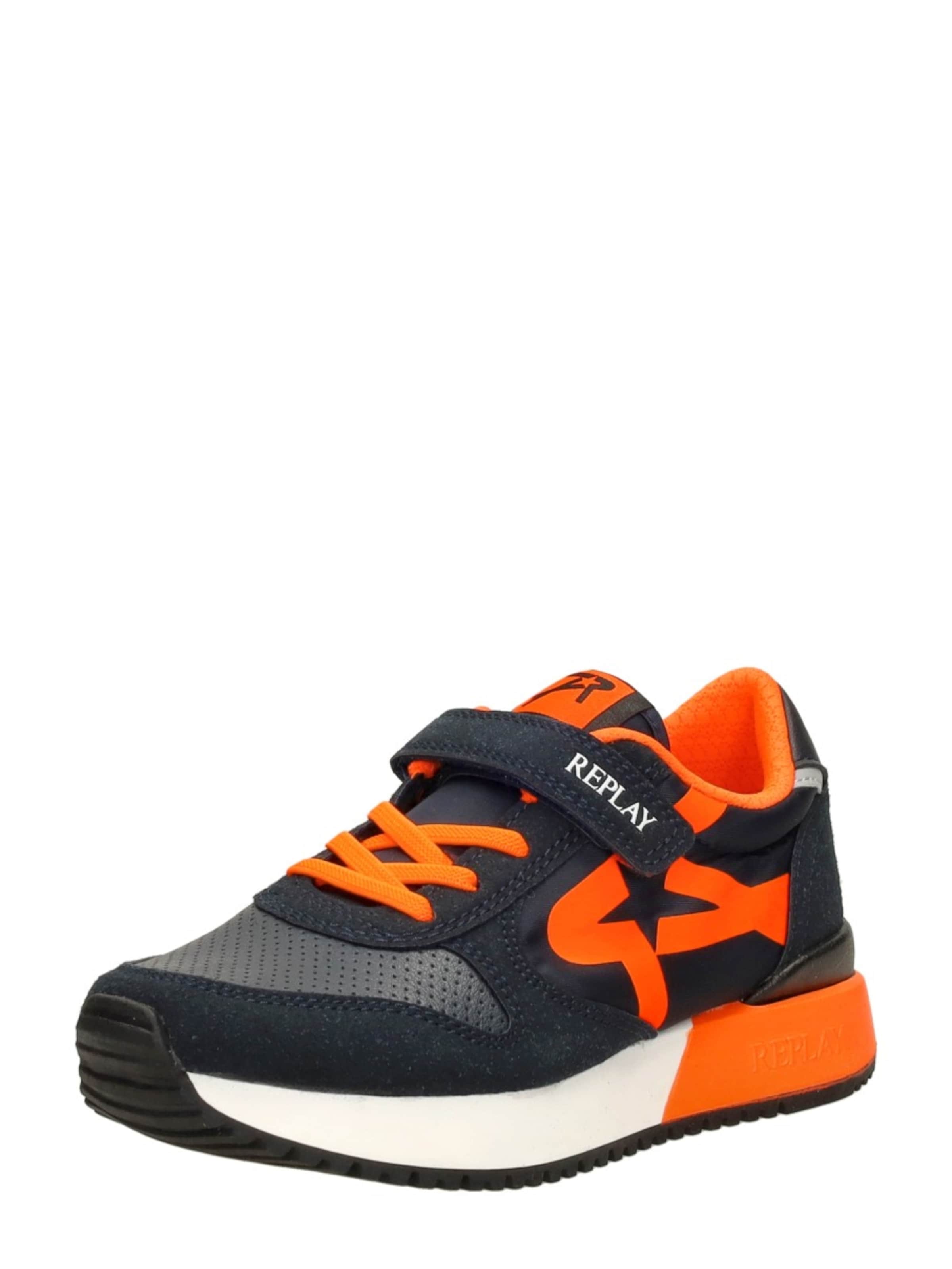 REPLAY Sneakers 'Fiber JR 1' in Blauw