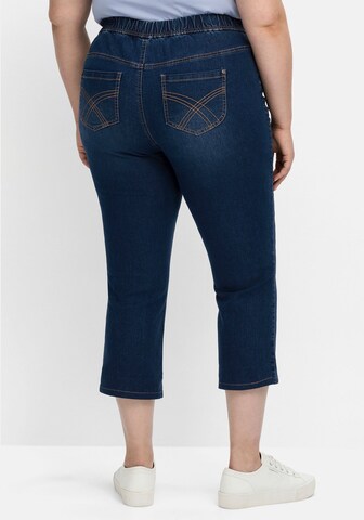 SHEEGO Slimfit Jeans in Blau