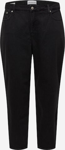 Calvin Klein Jeans Curve Slimfit Džíny – černá: přední strana