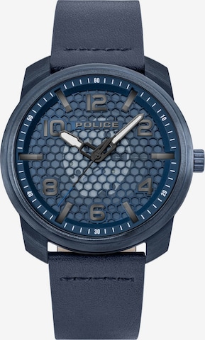 POLICE Analog watch 'Protector' in Blue: front
