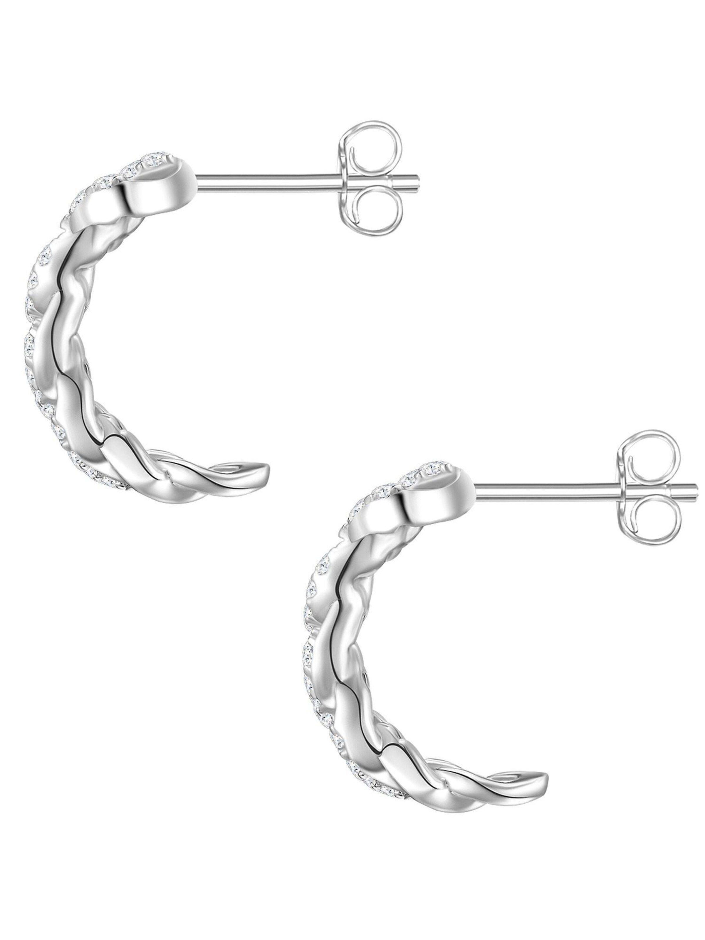 Glanzstücke München Oorbellen in Zilver: voorkant