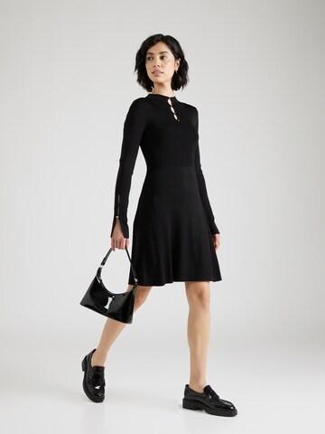 BOSS Úpletové šaty 'Fuglia' – černá