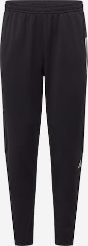 ADIDAS PERFORMANCE Workout Pants 'Run Icons 3-Stripes' in Black: front