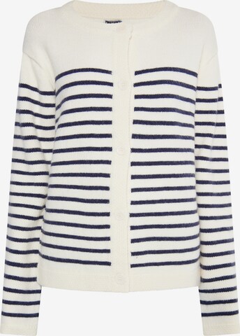 Cardigan DreiMaster Maritim en blanc : devant