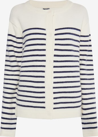 Cardigan DreiMaster Maritim en blanc : devant