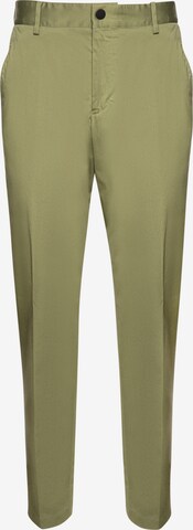 BOSS Loose fit Pleated Pants 'P-Perin-W-CW-242F' in Green: front