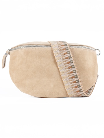 Marsupio 'TINA large' di lePelou in beige: frontale