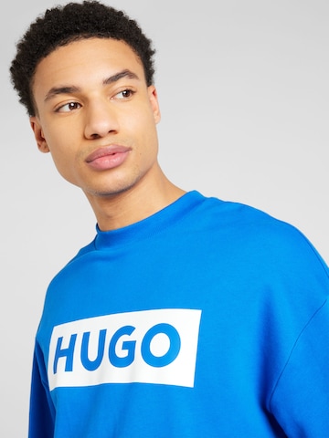HUGO Sweatshirt 'Niero' in Blauw