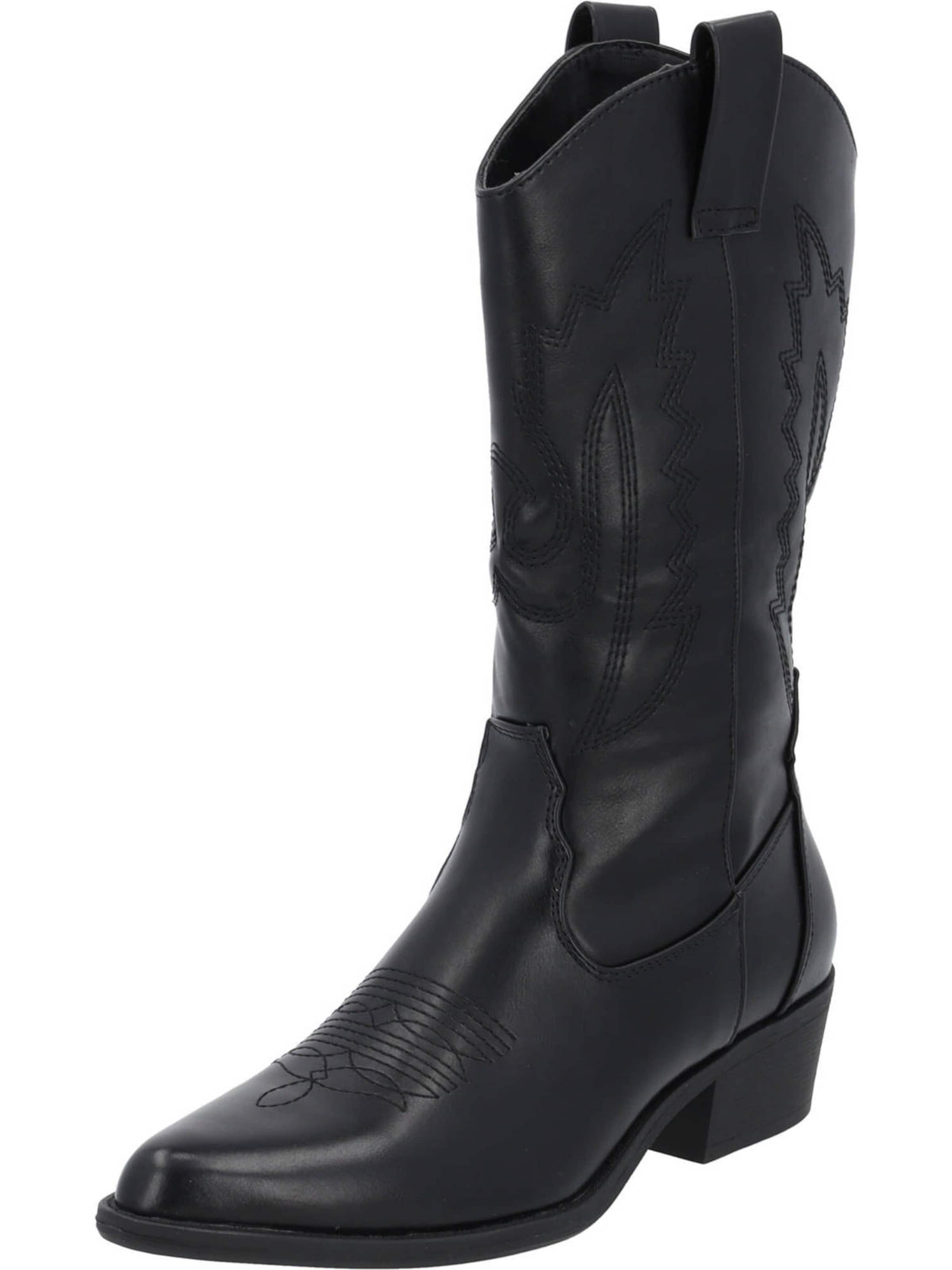 Palado Cowboy Boots 'Vestias' in Black: front