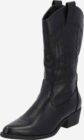 Palado Cowboystiefel 'Vestias' in Schwarz: Vorderseite