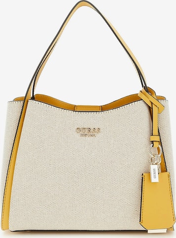 GUESS Handtasche 'Nicolette' in Gelb: Vorderseite